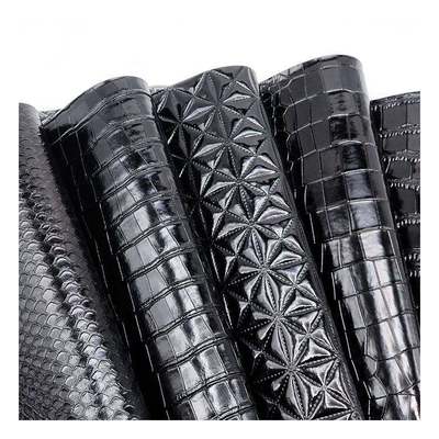 نمط عالي اللمعان PVC الجلد الاصطناعي نمط الحيوان الأحذية الحقائب والحقائب القماش الجلدي المزيف