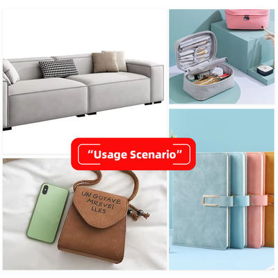 جلد صناعي من نوع PU Frosted Yangbuck Nubuck Grain للحقائب والأحذية والمحافظ والديكور ودفاتر الملاحظات والعلب والجلد الصناعي