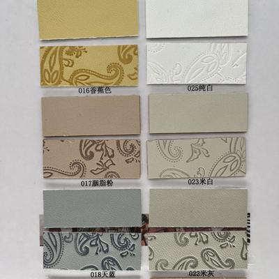 الجلد الاصطناعي المضغوط من PU لحقيبة الأحذية حزمة طاولة المريحة القماش الجلدي الاصطناعي