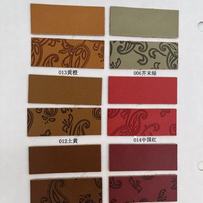 الجلد الاصطناعي المضغوط من PU لحقيبة الأحذية حزمة طاولة المريحة القماش الجلدي الاصطناعي