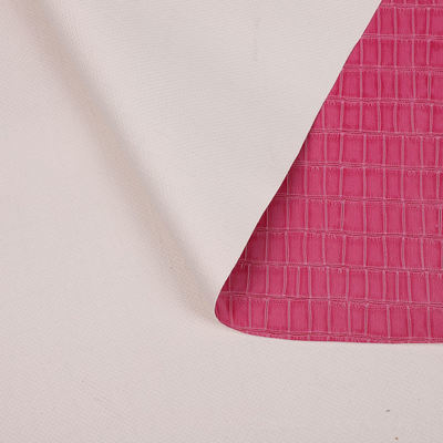 PVC لامعة عالية نمط الخيزران الحبوب الجلد الاصطناعي الجلد الديكور الأحذية الحقائب مربع القماش الجلد المزيف