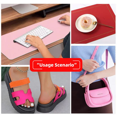 جلد صناعي من البولي يوريثين المقلد من الألياف الدقيقة بقوة تقشير 5 كجم للأحذية والحقائب والأحزمة والأرائك والقفازات من جلد الفرو الصناعي