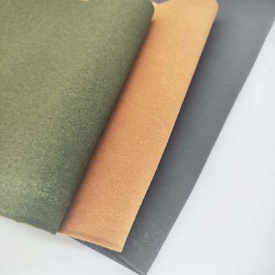 تقليد ECO سيويد ميكروفايبر PU الغطاء الجلد الاصطناعي للحذاء حقيبة حزام Mittens النسيج الجلدي الزائف