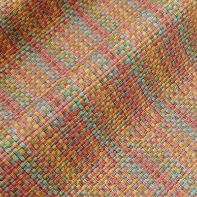 جلد PVC بسماكة 0.8 مم وعرض 137 سم من الجلد الصناعي مع طباعة حصيرة عشبية بخمسة ألوان