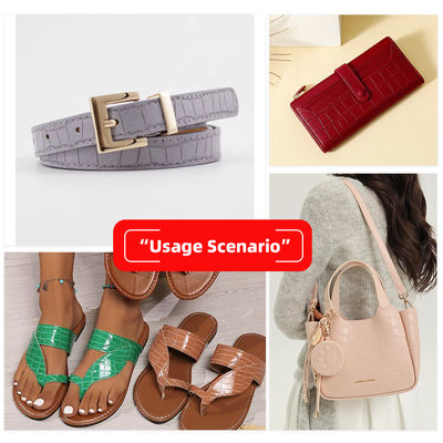 جلد PVC جلد صناعي بنمط حيوان بعرض 137 سم وبطانة مزدوجة الفرشاة