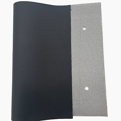 جلد PVC جلد صناعي مع 7 ألوان متوفرة في المخزون، الحد الأدنى للطلب 50 ياردة، وقدرة إنتاجية 100000 متر