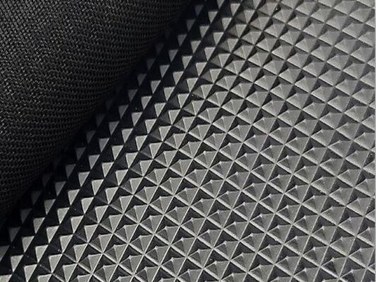 PVC Diamond Lozenge Pattern Faux Leather Fabric for Car Foot Luggage Bags Ground Mat Decorate Versatile Furniture Crafts Sofas