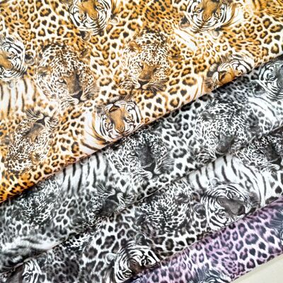 Wholesale Pvc Leopard Printed Synthetic Artificial Leather for Bag Notebook Phone Shell Table Mat Faux Leather Fabric