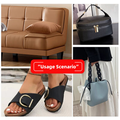 Semi PU Leatherite Tech Cloth Breathable Big Litchi Grain Synthetic Leather for Sofa Chair Car Seat Belt Faux Leather Fabric