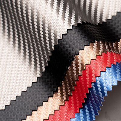 مقاوم للماء مرن PU ألياف الكربون الجلد الاصطناعي للملابس غطاء الهاتف الأكمام صناديق الجلد الصلبة المزيفة الحرفية الملابس