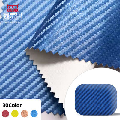 مقاوم للماء مرن PU ألياف الكربون الجلد الاصطناعي للملابس غطاء الهاتف الأكمام صناديق الجلد الصلبة المزيفة الحرفية الملابس