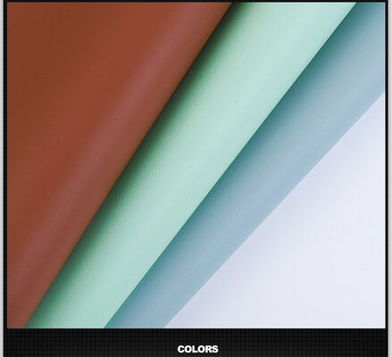 جراب محفظة من الجلد الصناعي شبه PU 1.3 مم بحبيبات رملية، أحذية، دفتر ملاحظات، مفرش طاولة، قماش جلدي