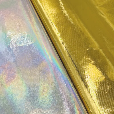 PVC الجلد الهولوغرافي الليزر المرآة المعدنية الجلد الاصطناعي المواد المزيفة المقاومة للماء للأريكة طاولة سجادة الحذاء القضية الغرور