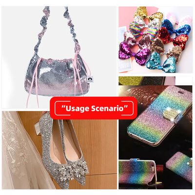 Lightning Coarse Glitter PVC Synthetic Leather Shoe Lining for Jewelry Craft Luggage Bag Packaging Faux Leather Material Sofa