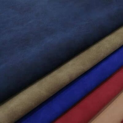 PU Nubuck Leather Synthetic Leather Fabric Imitation Cotton Bottom Shoes Bags Notebook Fabric Spot Wholesale