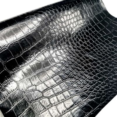 تبرز التمساح PVC الجلد الاصطناعي نمط الحيوان الأحذية الحقائب والصناديق