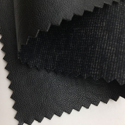 128 Elastic Embossed Sheepskin Grain Synthetic Leather Faux Leather Fabric for Clothing Garments Skirts Bags Wash-Free PU