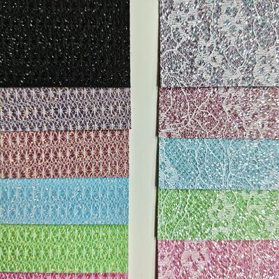 XR Glitter الجلد الاصطناعي نمط الأرز ونمط الزهور