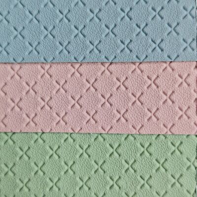 هيكساجون كرة سلة محفورة نسيج بي.في.سي جلد اصطناعي لفة الجلد الاصطناعي للحقائب أثاث السيارة الداخلية
