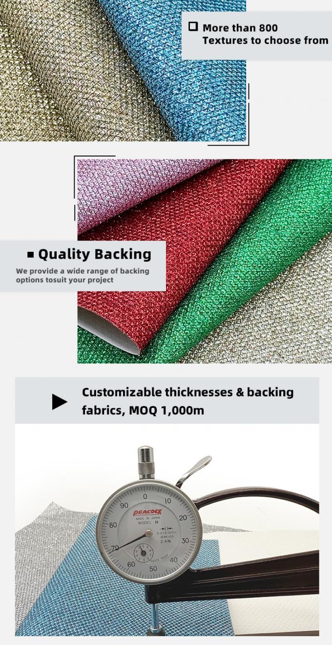 بطانة حذاء من جلد البولي فينيل كلورايد اللامع الخشن للمجوهرات والحرف اليدوية وحقائب الأمتعة وتغليف المواد الجلدية الصناعية والأريكة 5