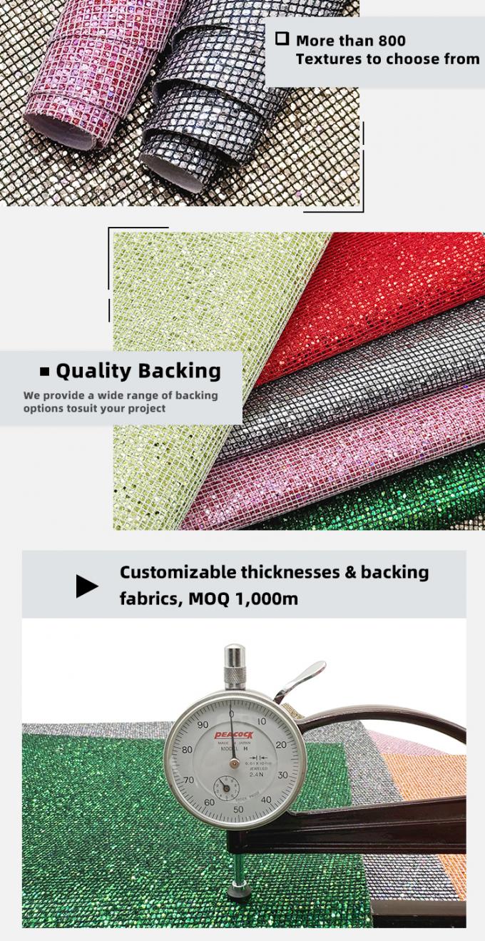 شيك صغير ضخم لامع PVC الجلد الاصطناعي الأحذية المجوهرات الحرفية حقيبة الأمتعة صناديق التعبئة والغلاف المقاومة للماء تمدد الجلد الزائف 5