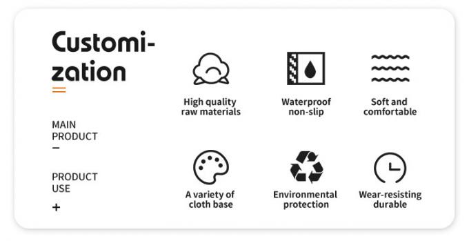 جراب محفظة من الجلد الصناعي شبه PU 1.3 مم بحبيبات رملية، أحذية، دفتر ملاحظات، مفرش طاولة، قماش جلدي 4