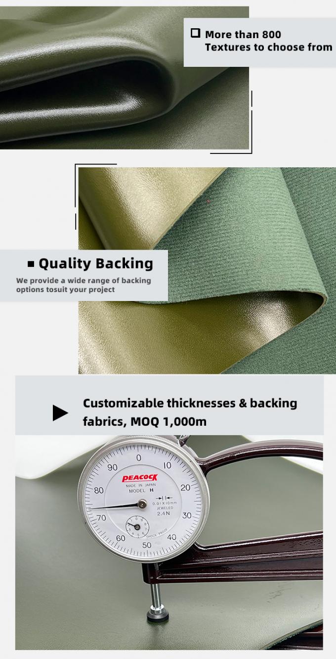 جلد صناعي من البولي فينيل كلورايد (PVC) بسمك 1.8 مم، منقوش بنمط إبرة، قابل للتمدد، مقاوم للماء، يستخدم للحقائب، مفرش الطاولة، الديكور، الحزام، الأريكة 5