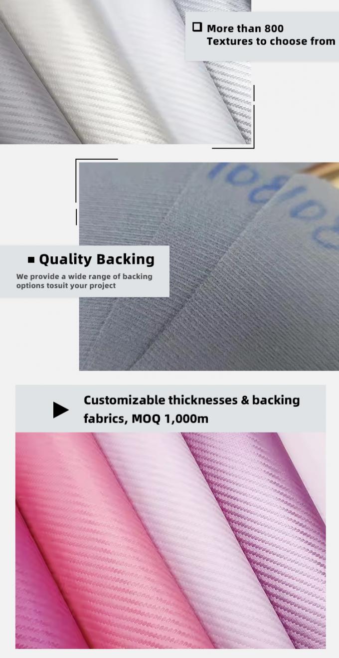 جلد صناعي من ألياف الكربون PU بسمك 1.0 مم للحقائب والمحافظ والأحزمة ومحلات السيارات والجلود الصناعية 5