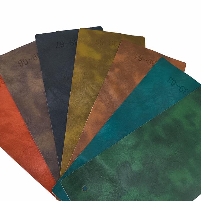 زيت الحصان المجنون PVC الشمع الجلد المزيف للأثاث 54 بوصة واسعة 8