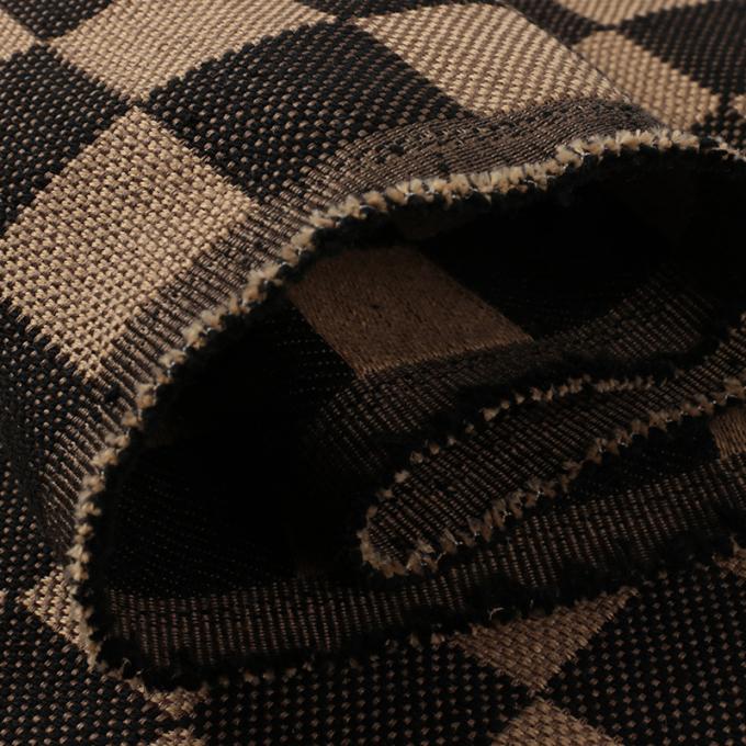 1.0 مم سميكة الكتان منقوشة الكتان نسيج مرن مقاوم للماء يتدفق في الهواء الطلق للأريكة حقيبة مقعد السيارة حزام الأمان جلد صناعي منسوج 7