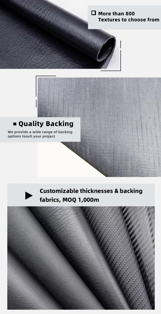 جلد أثاث PVC مقاوم للتآكل ومقاوم للماء بعرض 140 سم 5