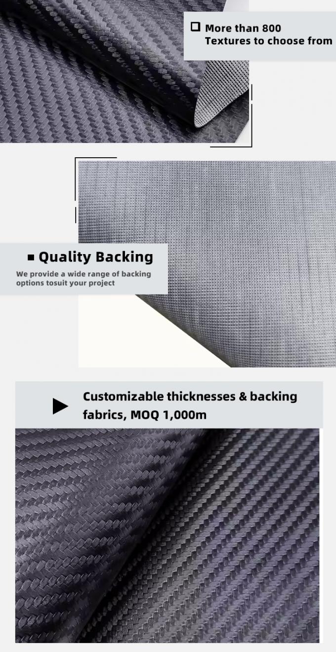 جلد PVC مقاوم للتآكل لتنجيد الأثاث بعرض 140 سم 5