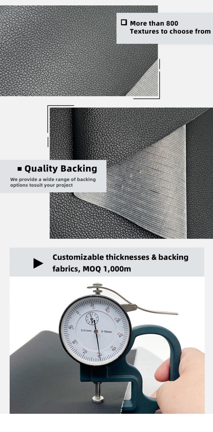 جلد البيوفيك للأثاث 0.6mm سميك مقاوم للكش 5