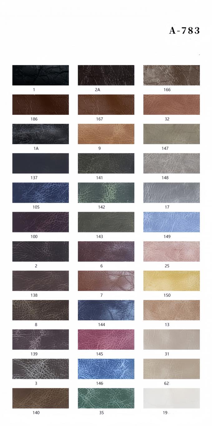 جلد PVC 1.5 مم مع دعم من جلد الغزال للأثاث والحقائب 12