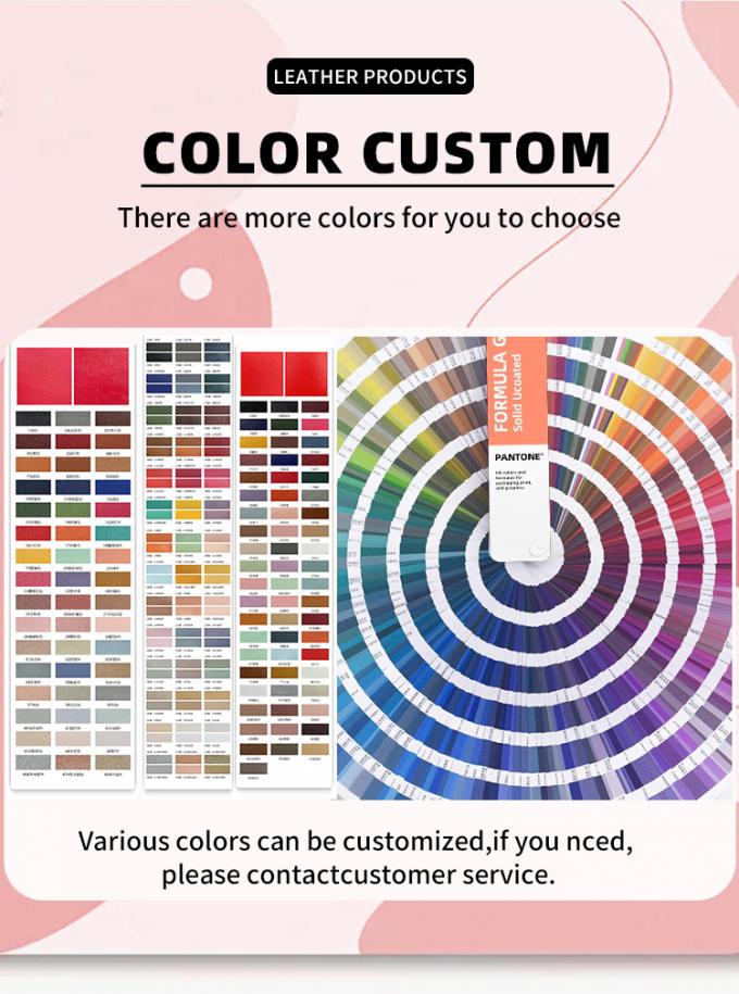 قماش جلد صناعي بنمط حبيبات PVC لمقاعد السيارات والأثاث 5