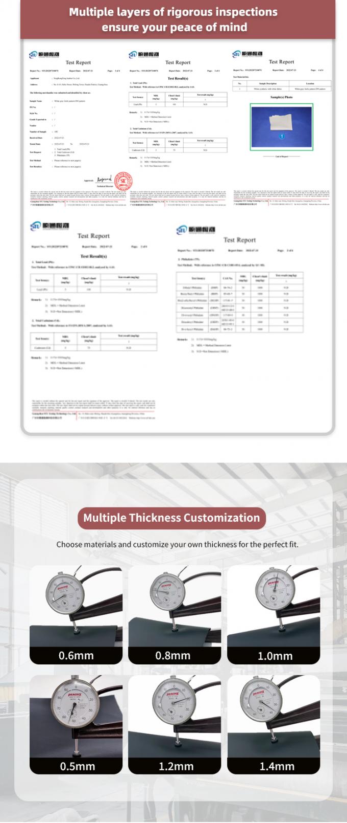 قماش جلد صناعي بنمط حبيبات PVC لمقاعد السيارات والأثاث 8