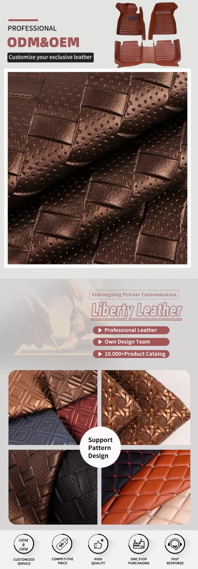 غطاء مقعد السيارة من الجلد الاصطناعي PVC مقاوم للكشط 4