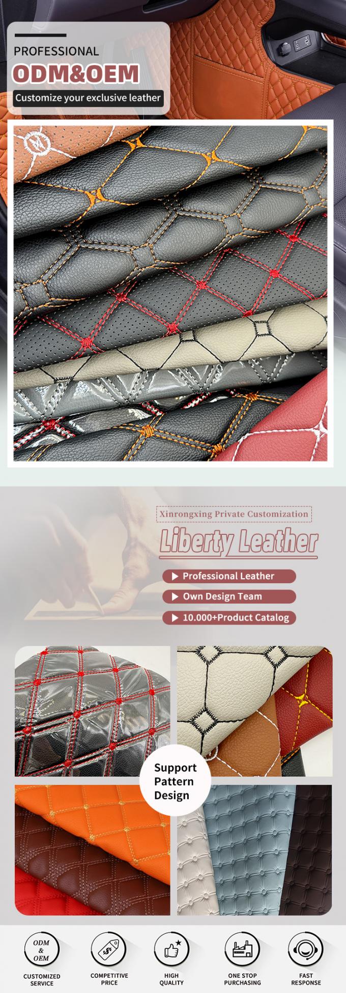 6.0 ملم الجلد البوليوريثاني رغوة PVC لغطاء مقاعد السيارة 6