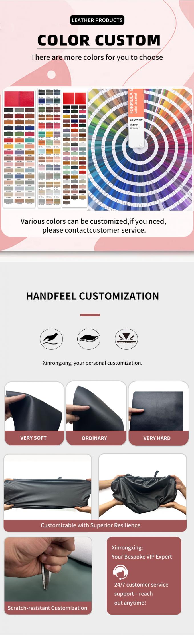 سجادة قدم سيارة من جلد PVC مبطن حسب الطلب بسماكة 4.6 مم مع حشوة إسفنجية، تناسب المقاعد المطرزة والمنقوشة للسيارات والأرائك والحقائب 5