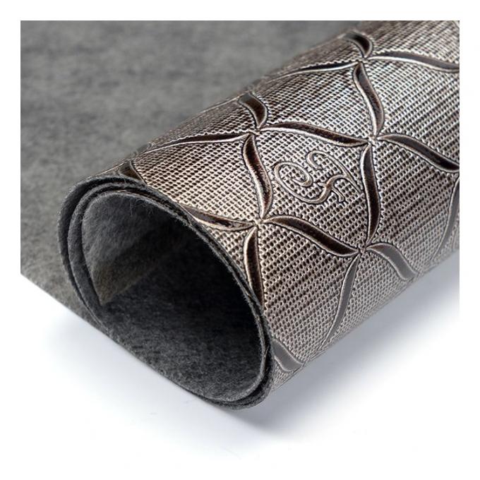 البيع بالجملة PVC النمط الهندسي الساطع الجلد الاصطناعي التعبئة والتغليف صندوق محفظة دفتر ملاحظات القماش الجلدي المزيف 10