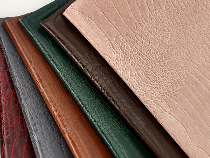 البروتوكولات المعدنية الجلدية الصناعية صندوق المحفظة الأحذية Ntoebook القماش الجلدي المزيف 6