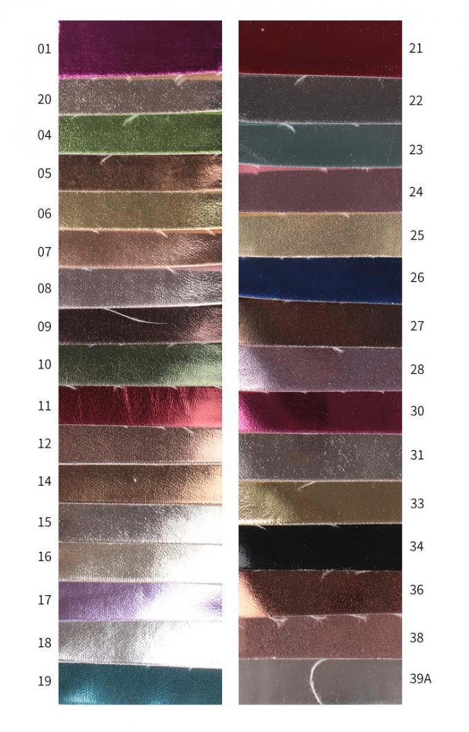 جلد صناعي من جلد الغنم PU R61 للأفلام المعدنية للملابس والمحفظة والصندوق والأحذية والحقائب ودفتر الملاحظات والجلد الصناعي 11