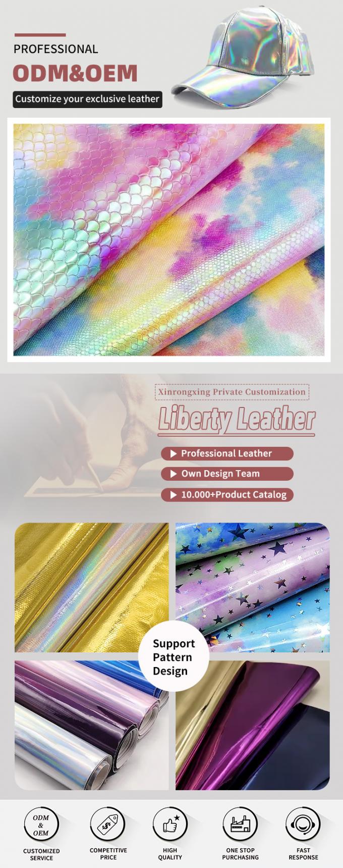 مرآة قوس قزح من نوع PU خاصة من الجلد الاصطناعي المنسوج حقيبة اليد الأحذية حقيبة التجميل 4