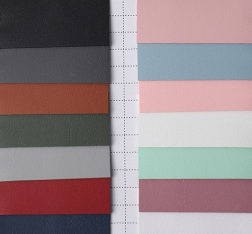 جراب محفظة من الجلد الصناعي شبه PU 1.3 مم بحبيبات رملية، أحذية، دفتر ملاحظات، مفرش طاولة، قماش جلدي 9