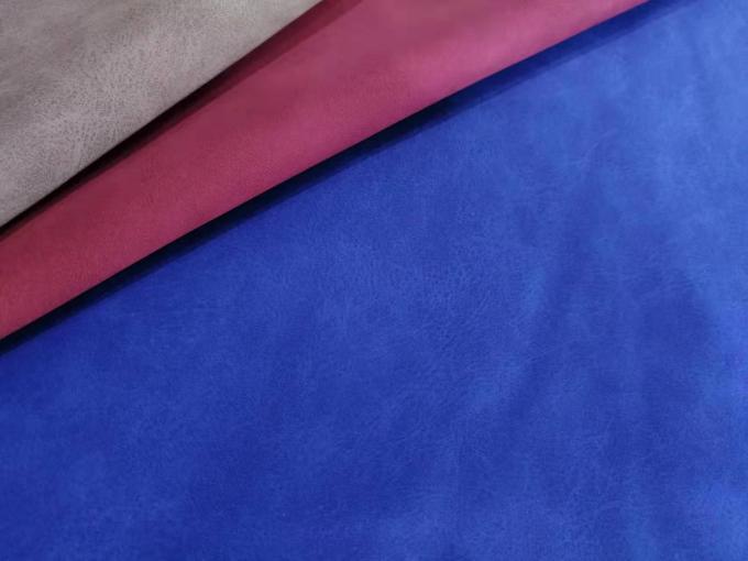 PU جلد الغزال جلد صناعي نسيج تقليد القطن أسفل الأحذية حقائب دفتر النسيج بقعة بالجملة 5