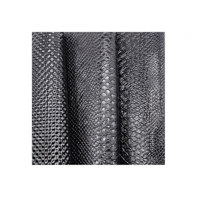 نمط عالي اللمعان PVC الجلد الاصطناعي نمط الحيوان الأحذية الحقائب والحقائب القماش الجلدي المزيف 10