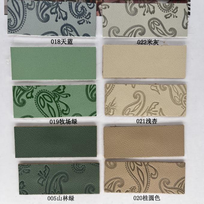 الجلد الاصطناعي المضغوط من PU لحقيبة الأحذية حزمة طاولة المريحة القماش الجلدي الاصطناعي 13